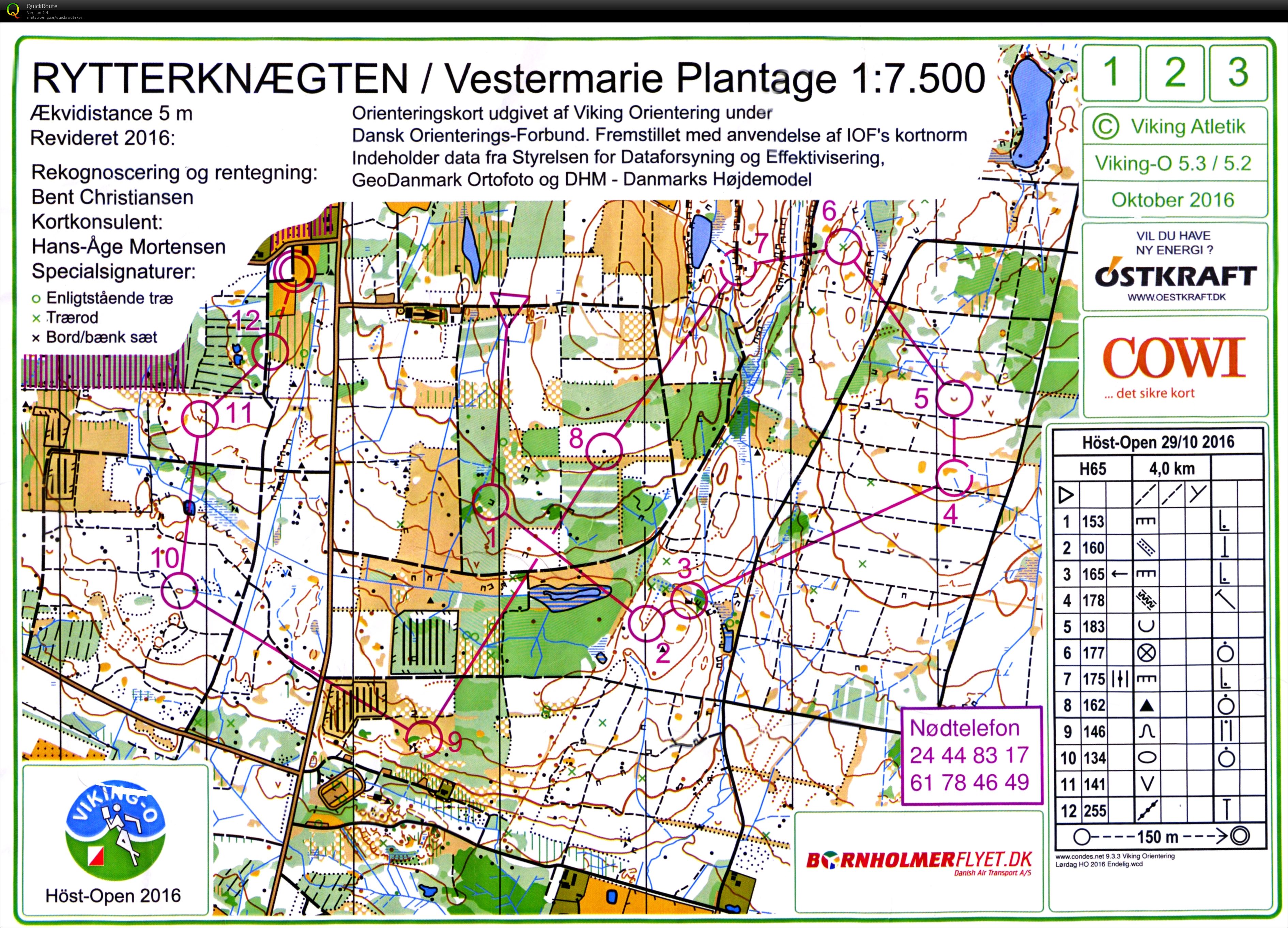 16-100 Höst-Open, Bornholm E1 (2016-10-29)