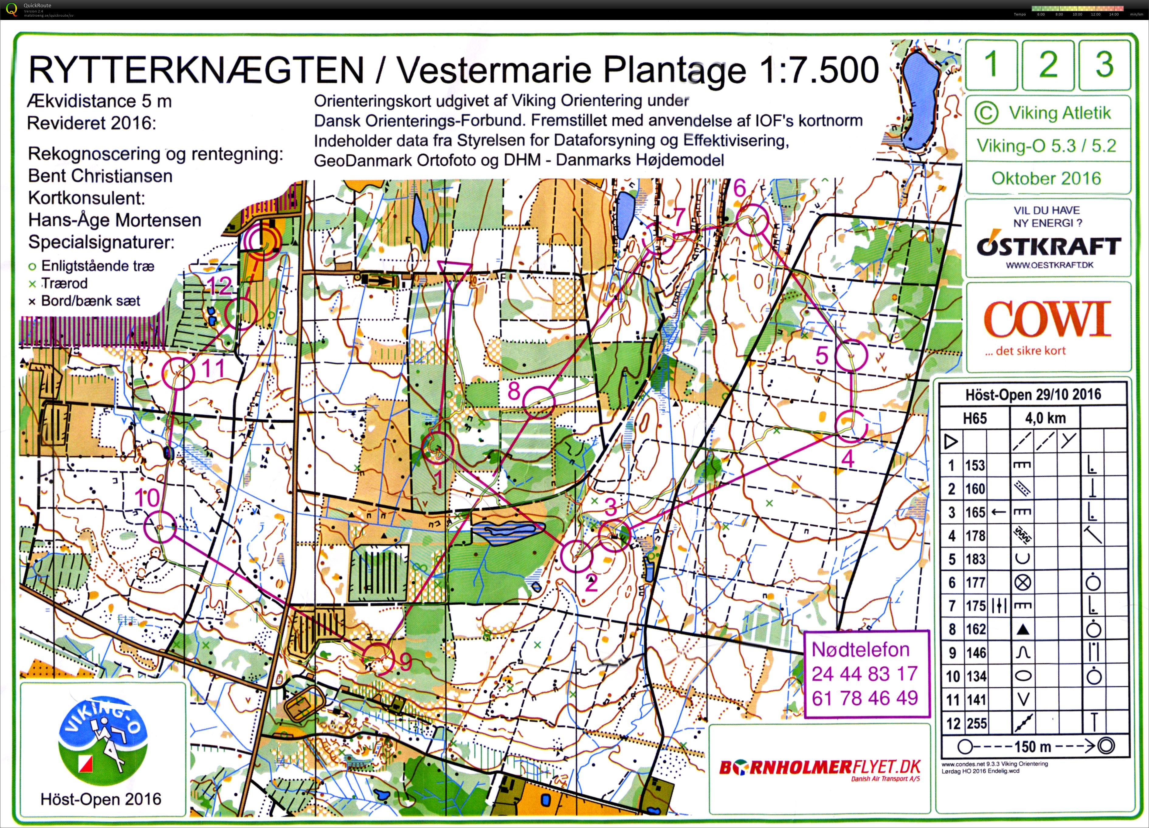 16-100 Höst-Open, Bornholm E1 (2016-10-29)