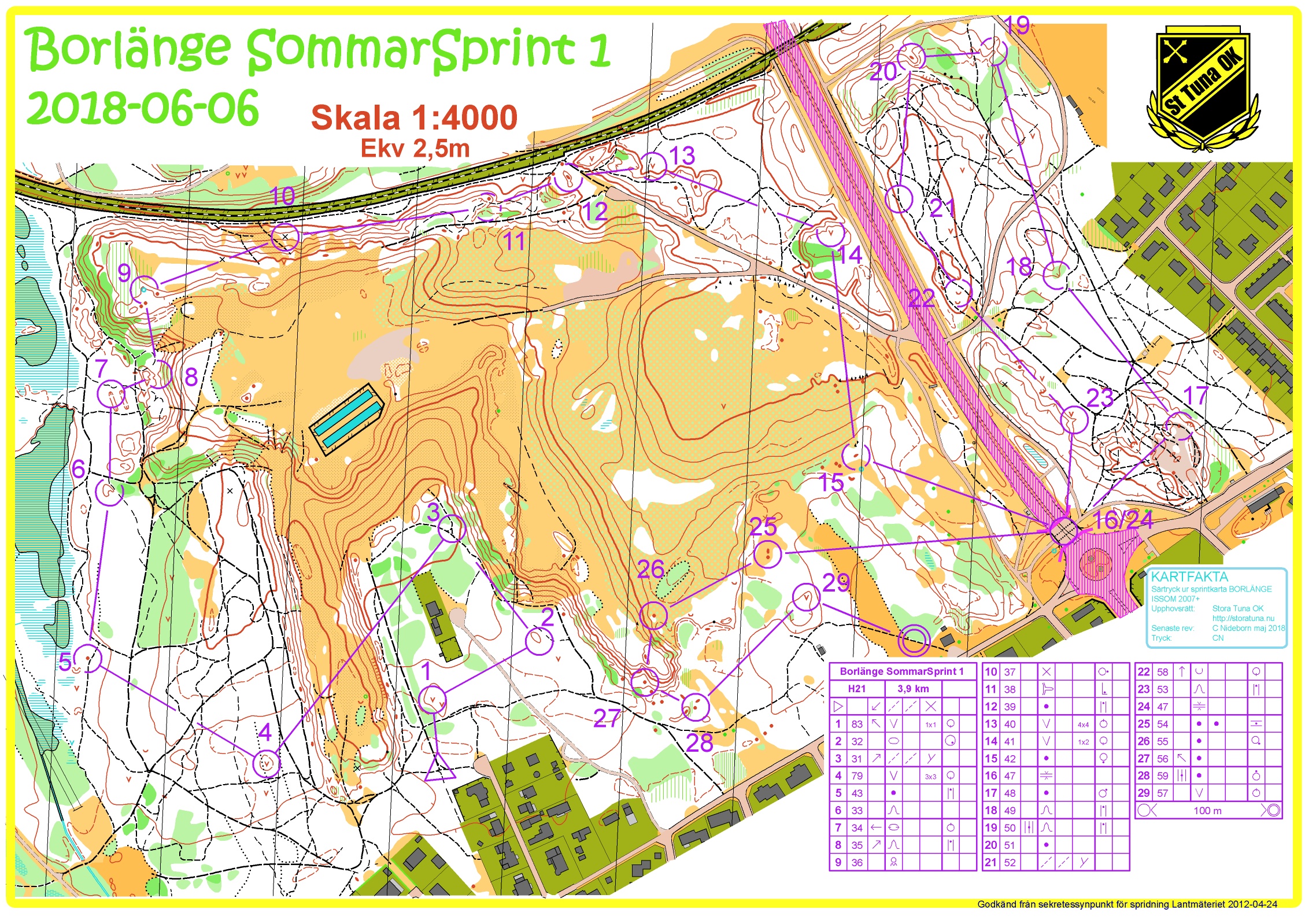 T 18-3 Arrangör av SommarSprint 1 (2018-06-06)