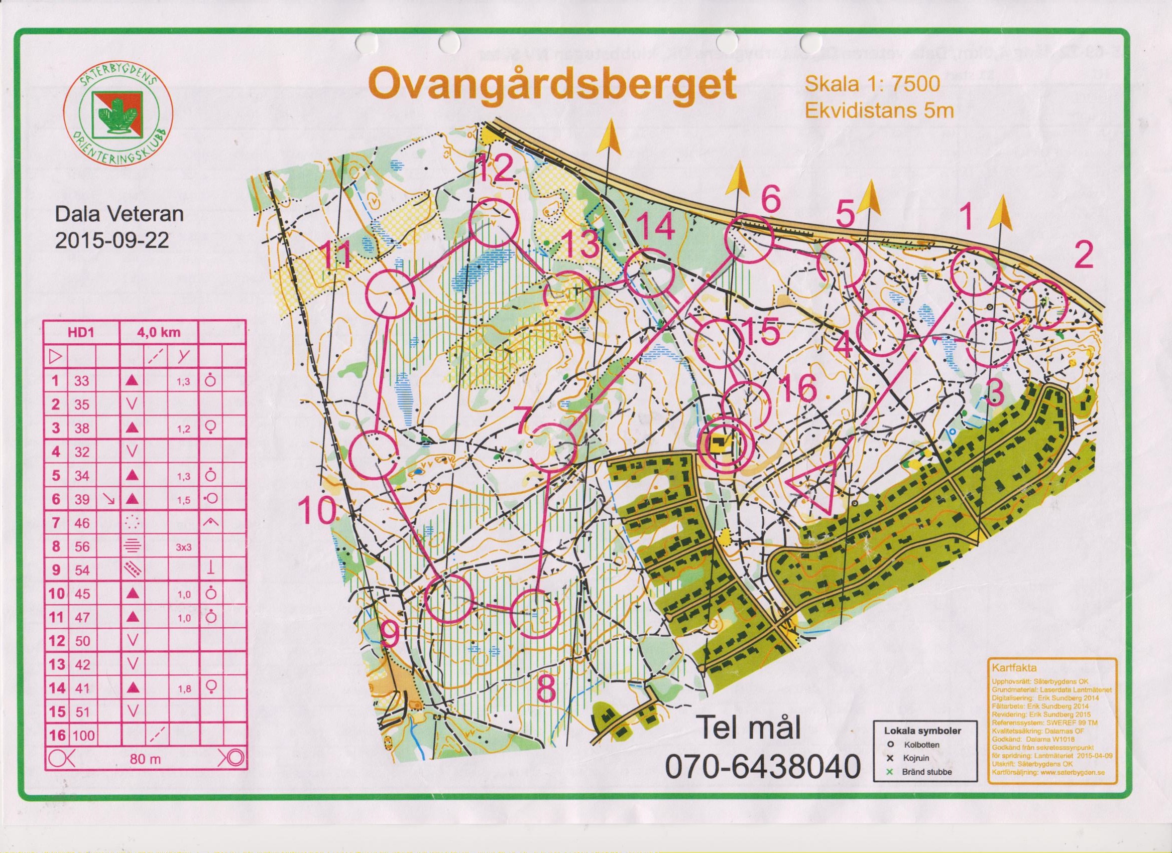 15-87 Dala Veteran OL Säter (2015-09-22)