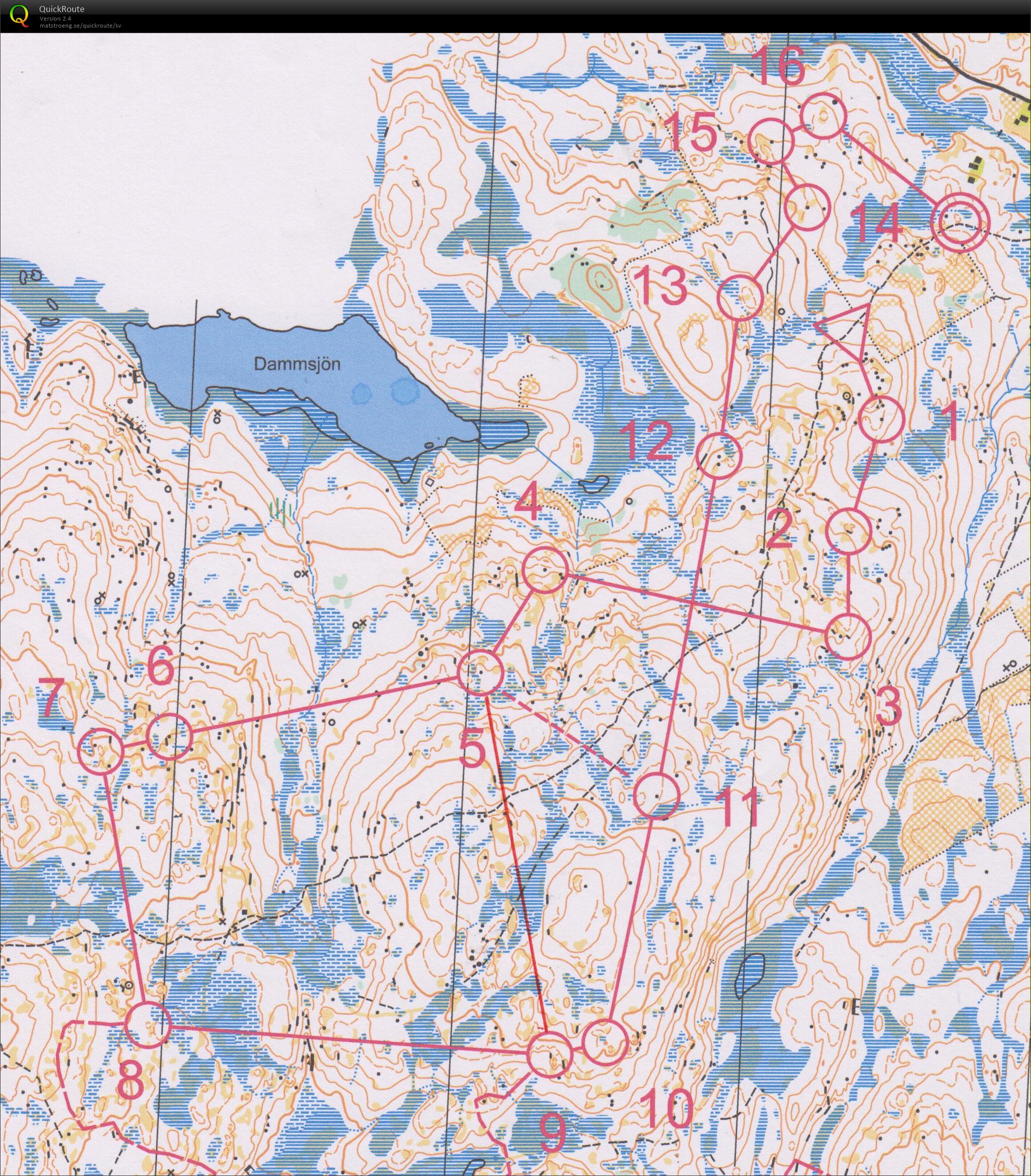 OL-träning Gyllbergen (2016-07-14)
