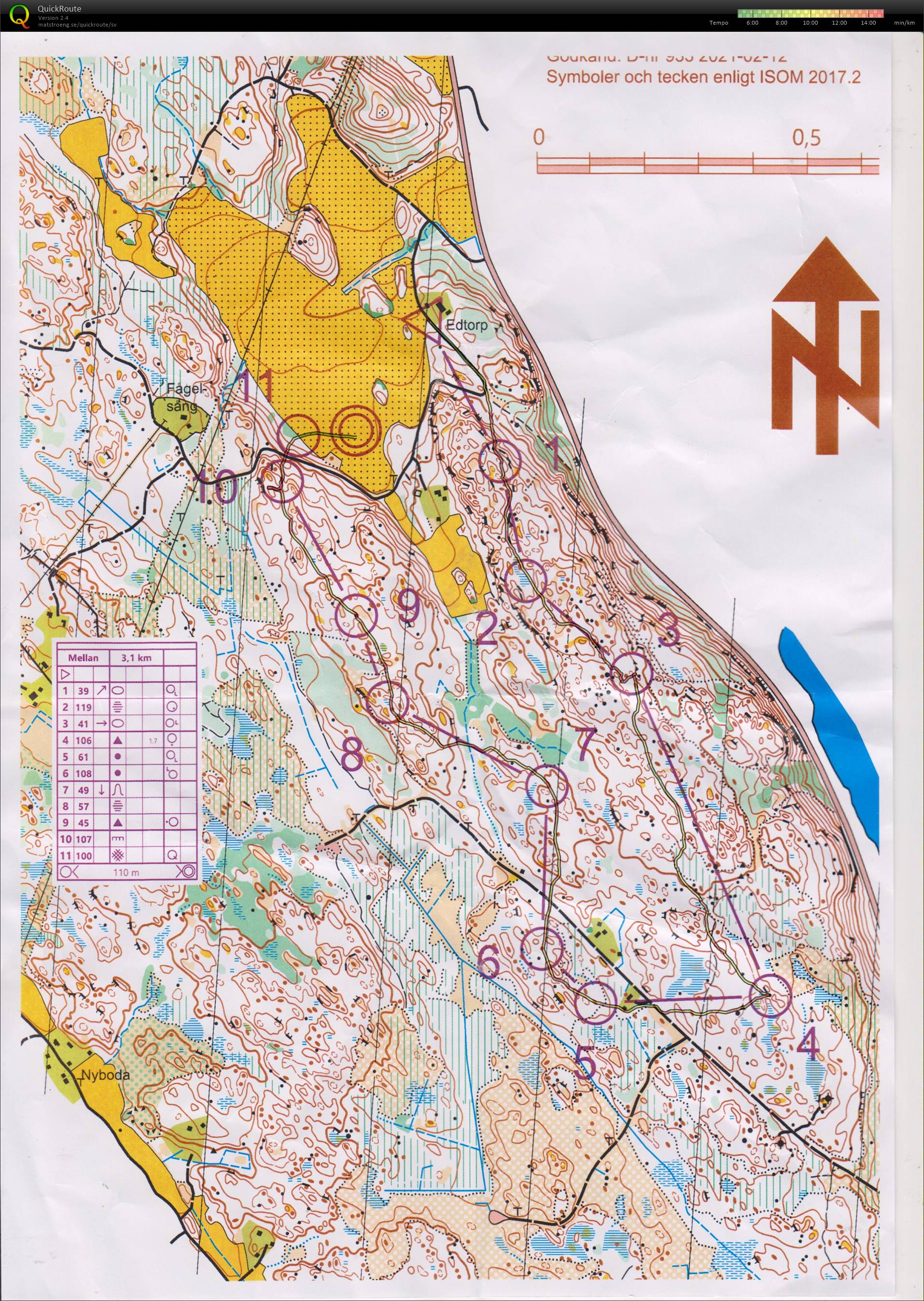 T 21-14 Coronaträning VB Tosterö (2021-04-08)