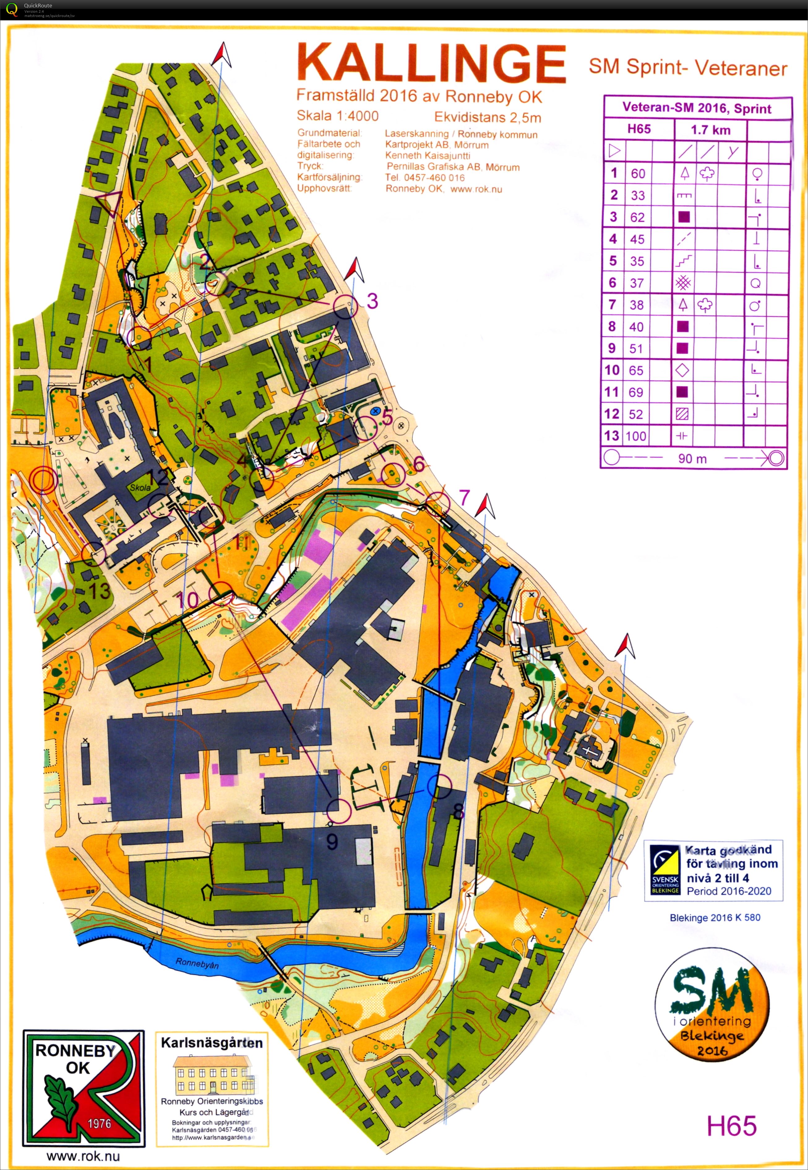 16-86 Veteran SM Sprint Kallinge (2016-09-23)